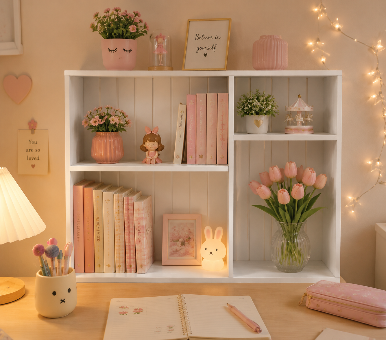 کتابخانه وشلف رومیزی مدل کلاسیک